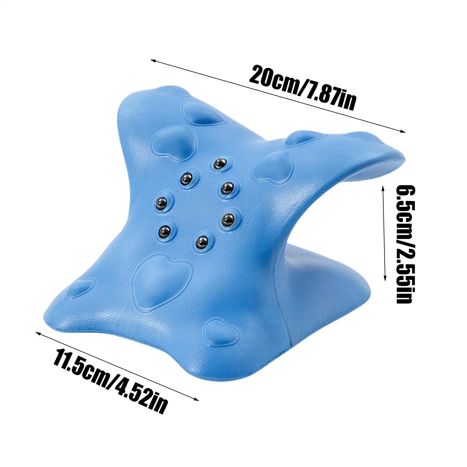 Neck Stretcher Cervical Traction Hump Corrector Upper Back Massage Qme