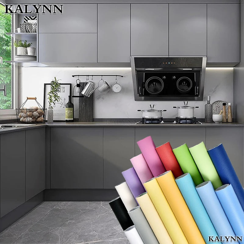 Vinyl Self-adhesive Wallpaper Contact Paper Waterpoof Peel Stick Wall Qme