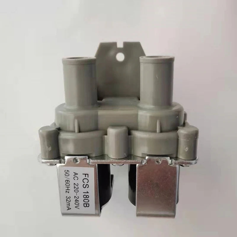 Universal Double-head Water Inlet Valve, Automatic Washing Machine Double Coarse Mouth Solenoid Valve. Qme