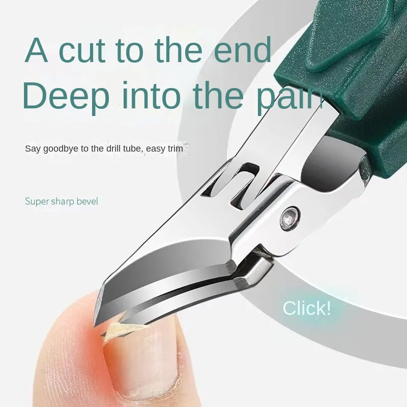 Toenail Clipper Ingrown Thick Toenails Trimmer Professional Qme