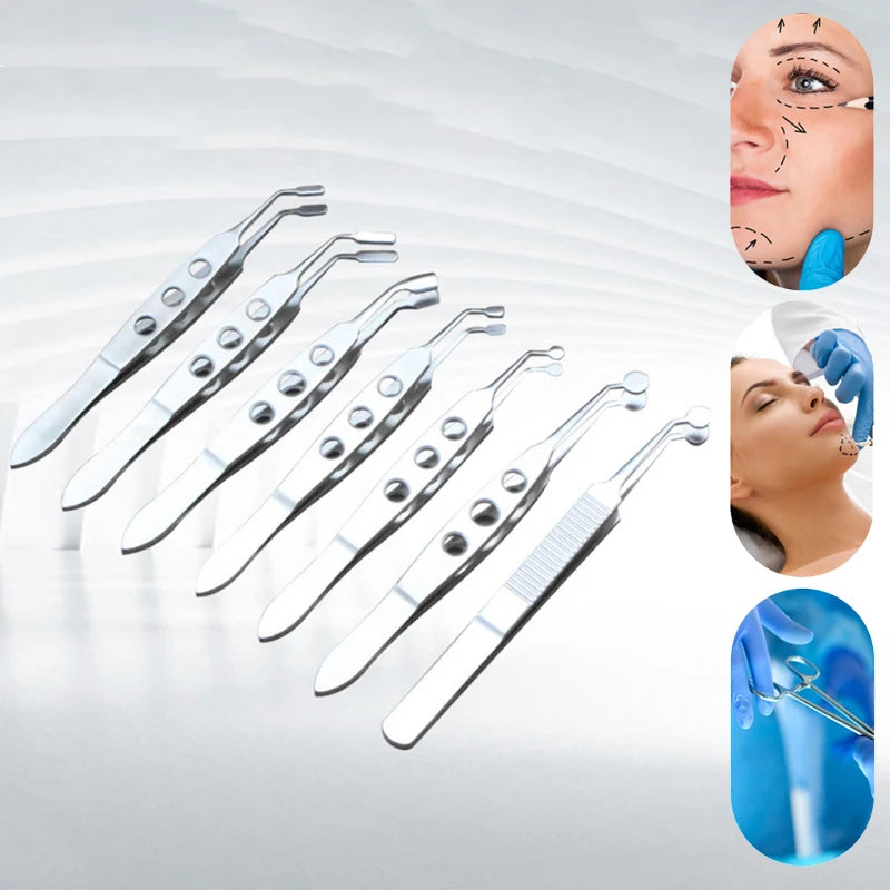 Eyelid Tweezers Meibomian Gland Forceps Women Clip Eyelash Compressor Qme