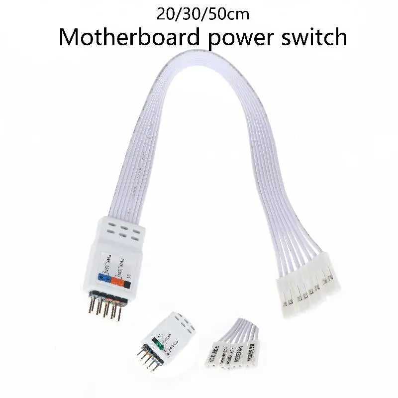 Motherboard Front Panel 9Pin F Adapter Cable Essential Tool Custom Qme