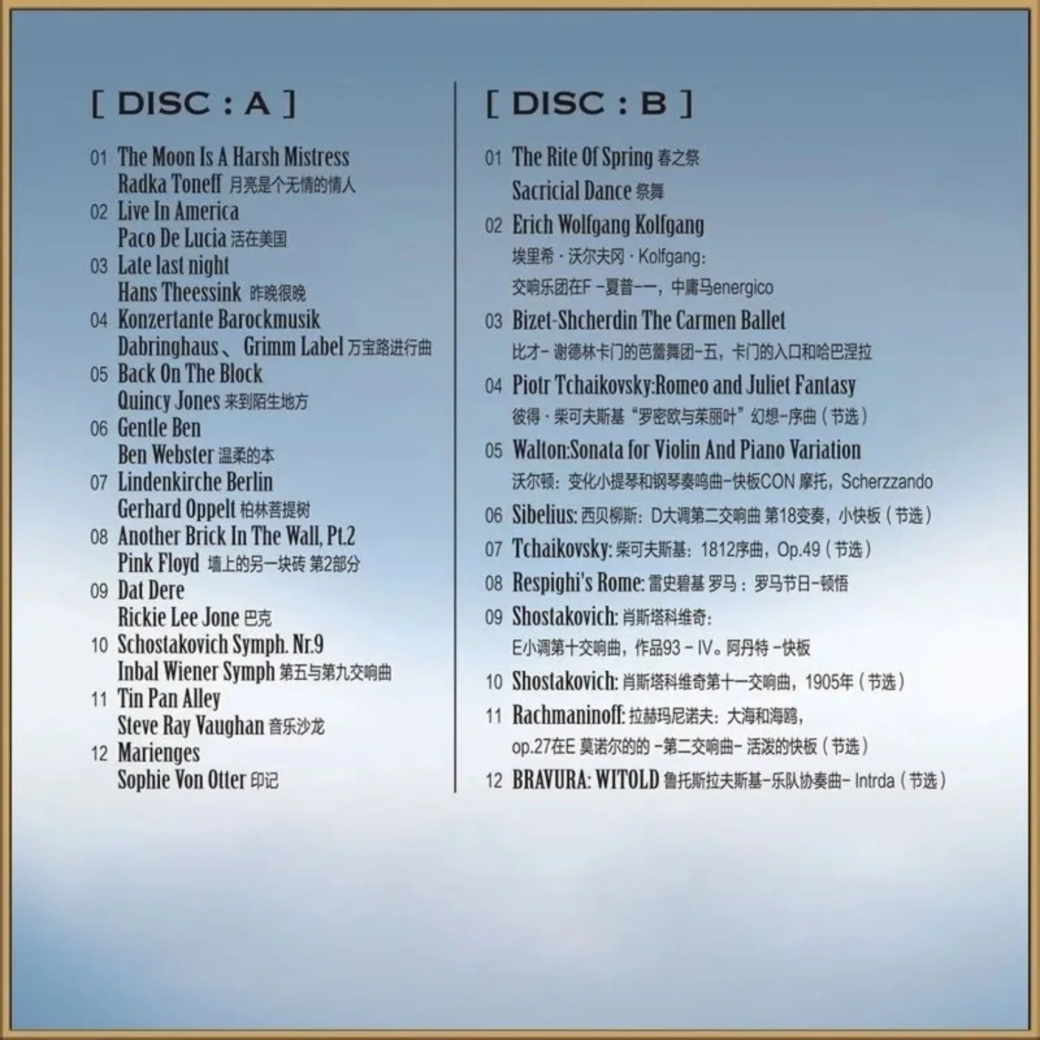 High-Fidelity Test Reference CD Album, Audio Equipment Themed Cover, Multi-Genre Demonstration Track Compilation Qme