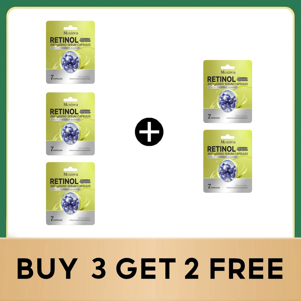 Retinol Serum Reduce Melanin Anti Aging Fade Fine Line Improve Barrier Repair Skin Moisturizing Nourishing Face Essence Capsule Qme Buy 3 get 2 free