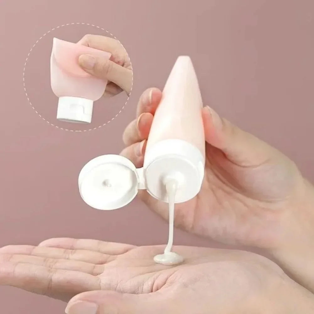 Refillable Bottle Soft Lotion Container Squeeze Tube Empty Portable Qme