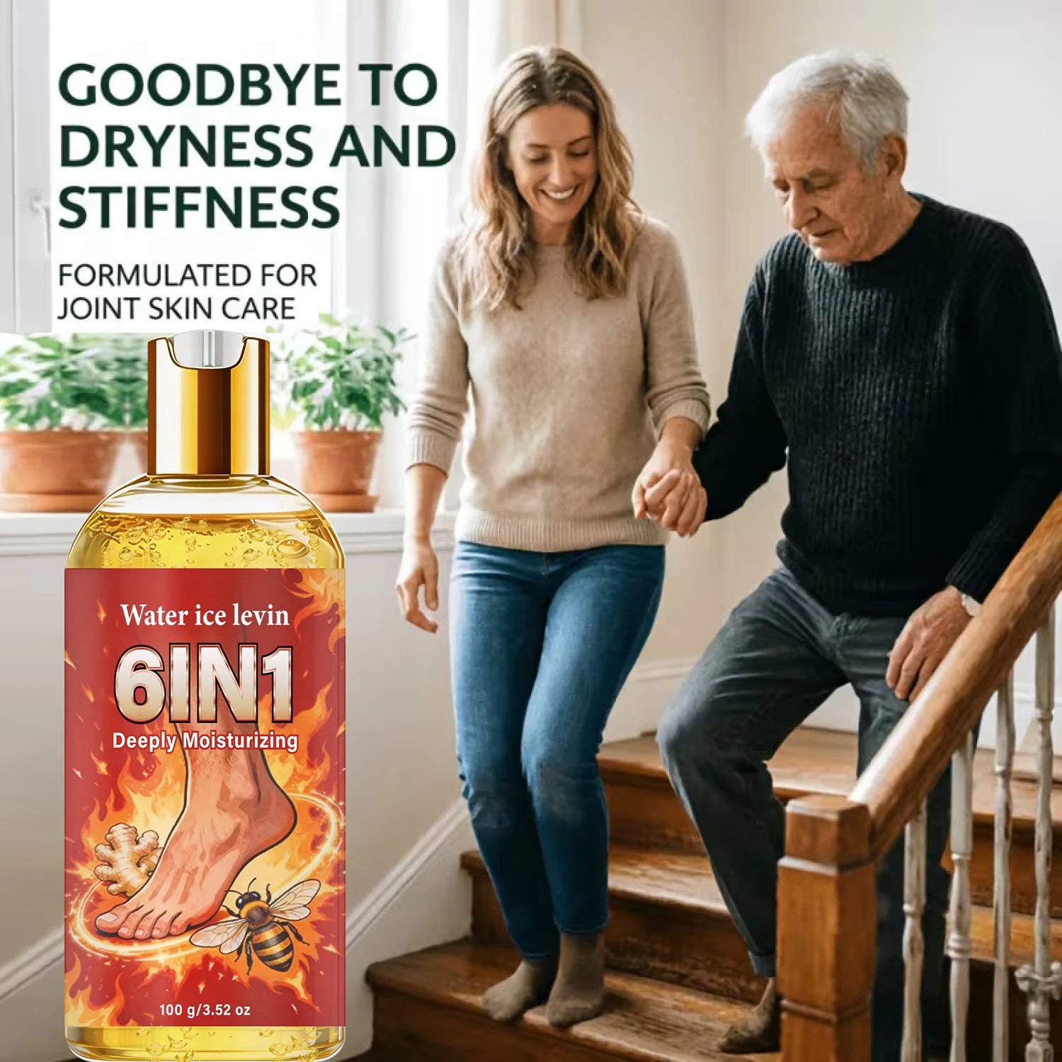 Collagen Infused 6-in-1 Body Care Oil, Gentle Hydrating & Firming Formula for Skin Qme
