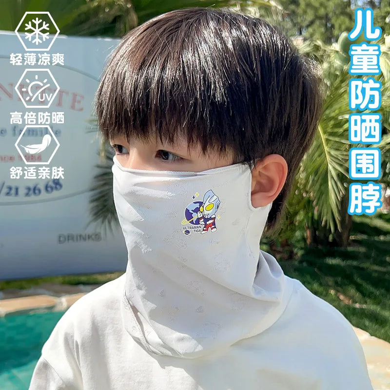 Melody Kuromi Sun Protection Face Mask Lightweight Breathable