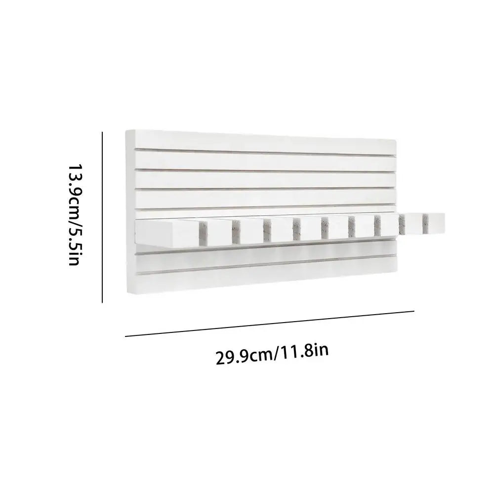Belt Rack Sturdy Space Saving Wooden Tie Hanger Organizer Storage Qme China Mainland White