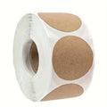 Label - 1 Round Label, used for organization, gifts and jars - Writing surface, customizable message Qme 1roll