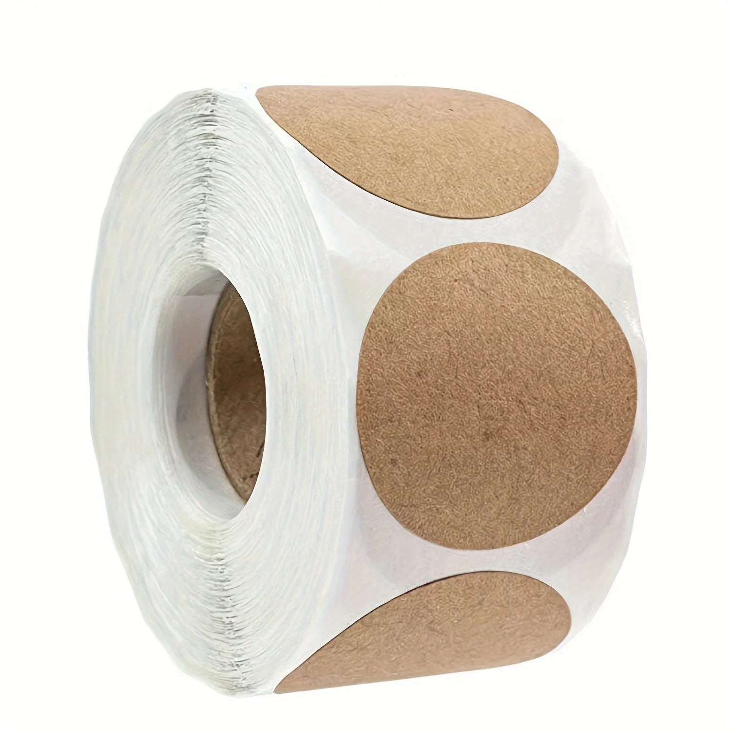 Label - 1 Round Label, used for organization, gifts and jars - Writing surface, customizable message Qme 1roll