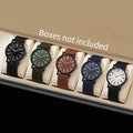 5 pieces/set of sports watches, single nylon strap, outdoor quartz watch, men's watch Qme 5pcs