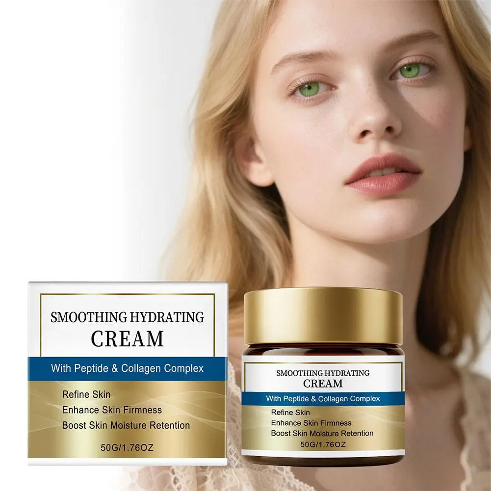 Peptide Collagen Moisturizing Hydrating Nourishes Cream Firming Moisturizer Improves Skin Texture Beauty Care Facial Skin Care Qme