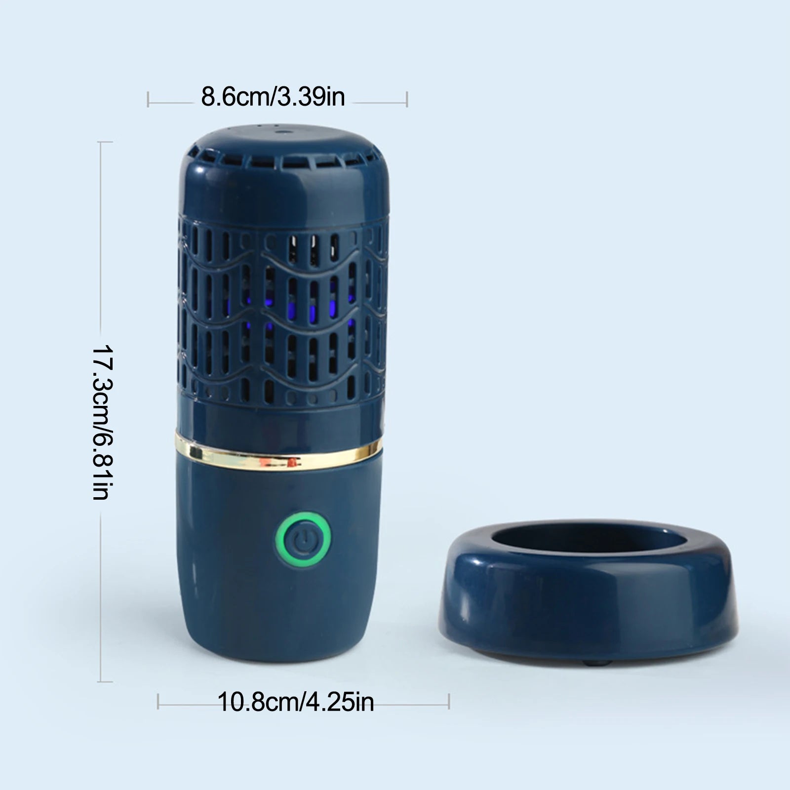 Mini Protable Ultrasonic Fruit Vegetable Washing Machine Capsule Wireless Food Cleaner Outdoor Picnic Fruit Food Purifier Qme