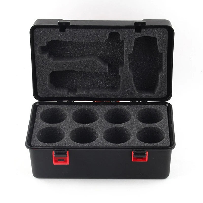 Portable Storage Box Burst Gyro Launcher Receiving Foam Toys Case Kids Qme Black
