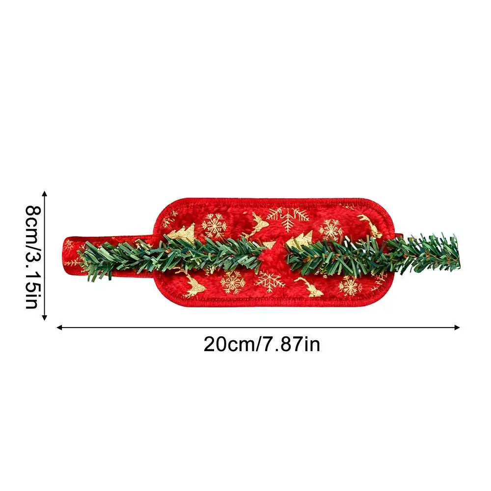 Christmas Garland Ties Pine Needle Clips Twist Plants Garden Greenery Qme Red China Mainland