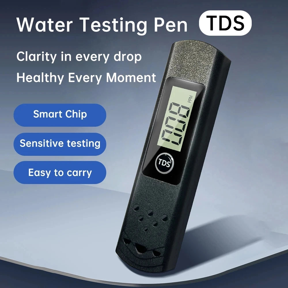 Black Digital Water Tester TDS Meter Range 0 9990 Purity PPM Qme