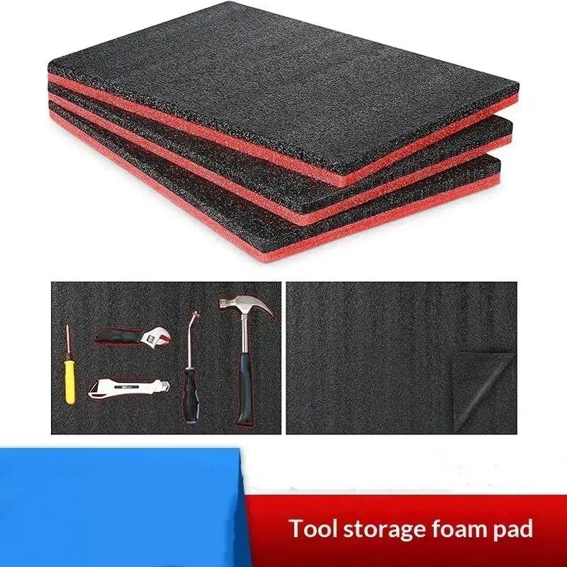 3Pcs Tool Box Foam Polyethylene Tool Foam Inserts CasesEPE Foam For Organizer Cases Drawer LinerCamera Toolbox Storage Shadow. Qme