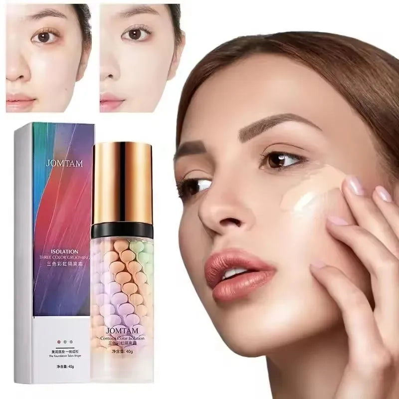 Makeup Primer Breathable BB Cream Not Sticky Face Foundation Intensive Moisturizes Provide Deep Moisture Helps Brighten Skin Qme