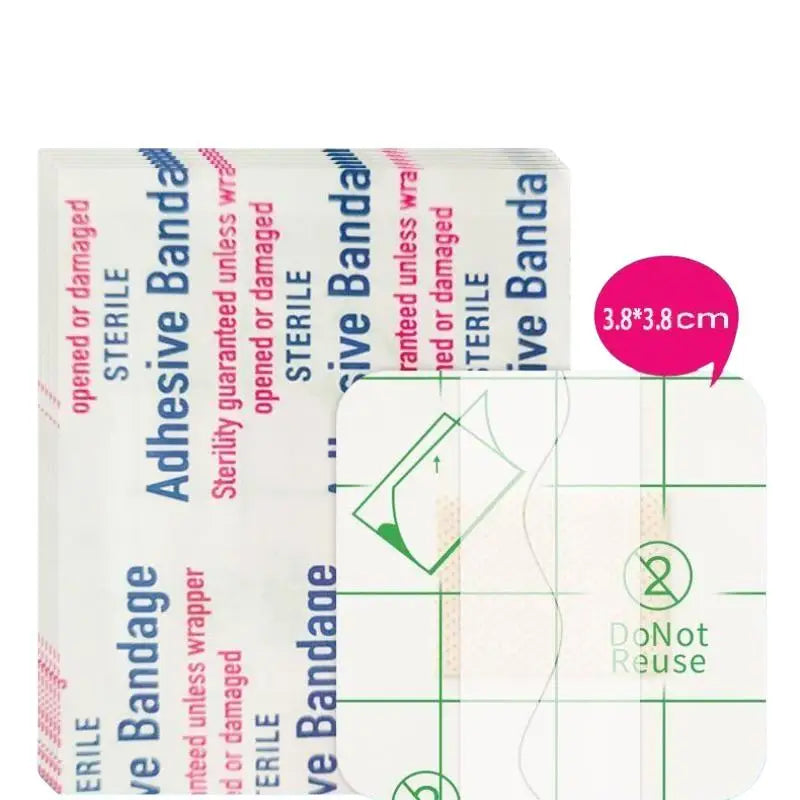 Band Aid 38 Transparent PU Waterproof Adhesive Bandages Travel Small Qme