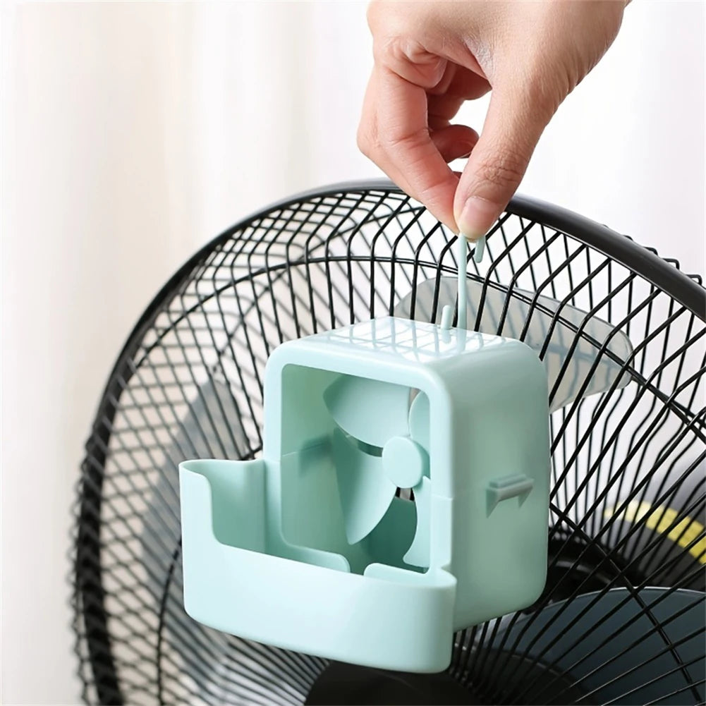 1Pcs Portable Fan Cooler With Ice Cup Cooling Accessory Summer Small Humidifier Quick Cooling Electric Fans Floor Fan Ice Cooler Qme