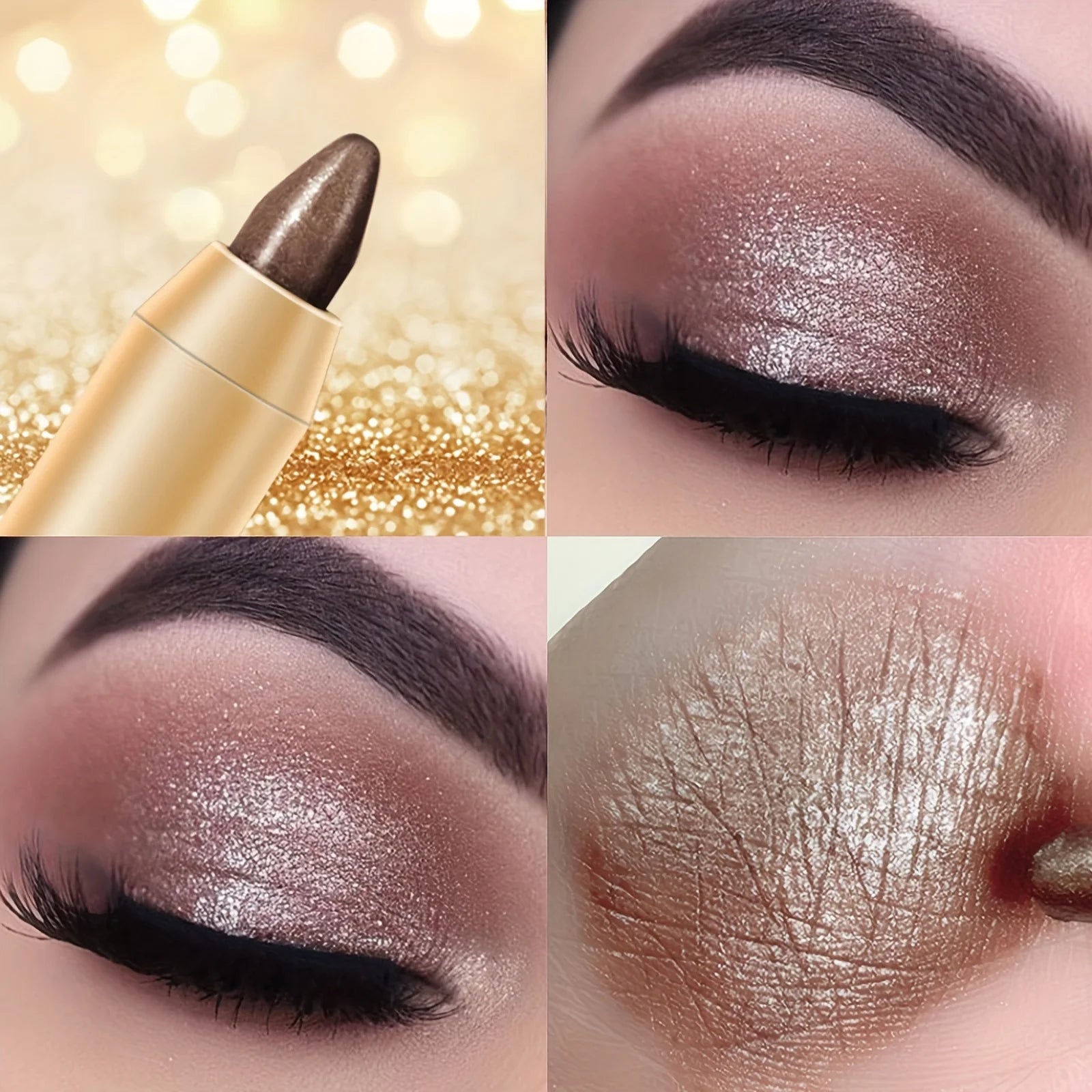 Waterproof Eyeshadow Stick Matte Shimmer Long-lasting Wear Qme 03