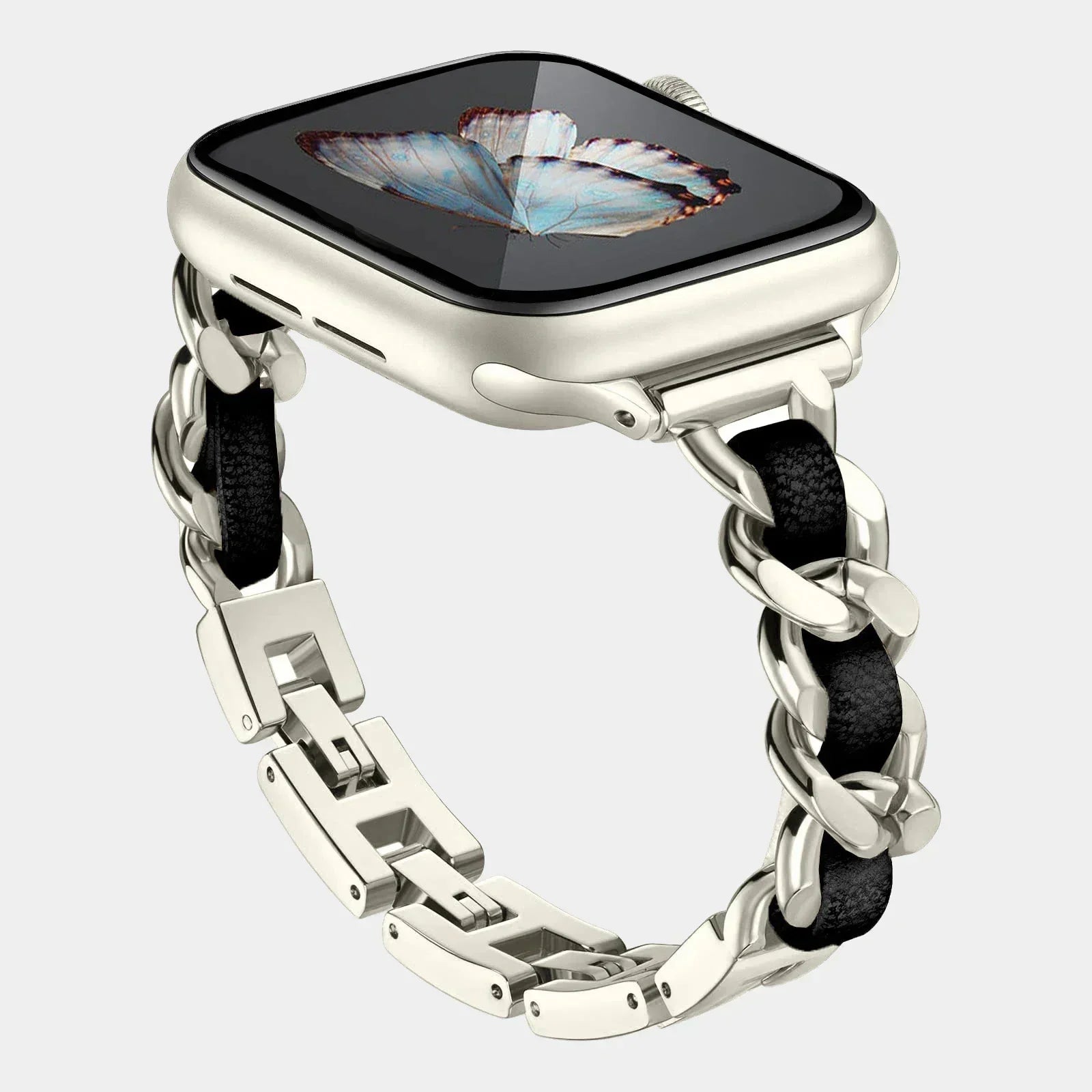 Stainless Steel Strap for Apple Watch Band 49mm 38mm 42mm 40mm 44mm Metal Bracelet iWatch Series 8 7 6 SE 5 4 3 2 1 ultra Strap Qme