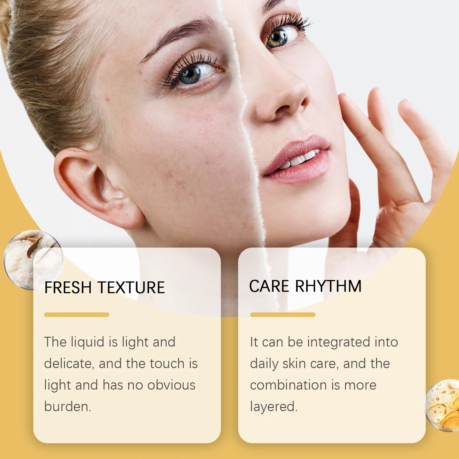 Black Rice Exfoliating Serum For Face Moisturizing Rejuvenating Essence Prevent Dryness Fade Fine Lines Collagen Facial Ampoules Qme