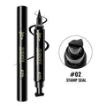 Big Stamp Seal Liquid Eyeliner Pen Waterproof Fast Dry Black Eye Liner Pencil With Eyeliner Cosmetic Double-ended Eyeliner Qme 02 STAMP SEAL