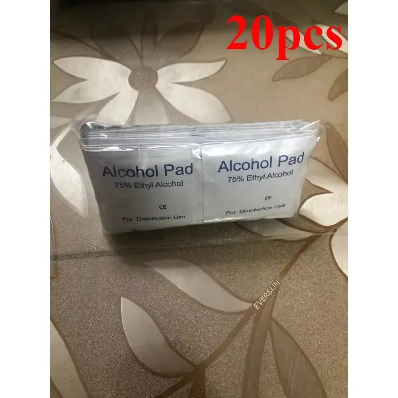 Disposable disinfection car interior cleaning wound treatment essential for home, 75% alcohol disinfection cotton paper Qme 20pcs