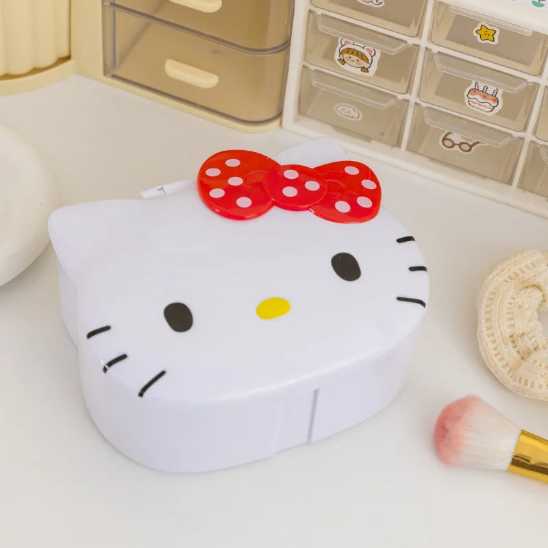Hello Kitty Kuromi Jewelry Box Small Plastic Student Holiday Gifts Qme