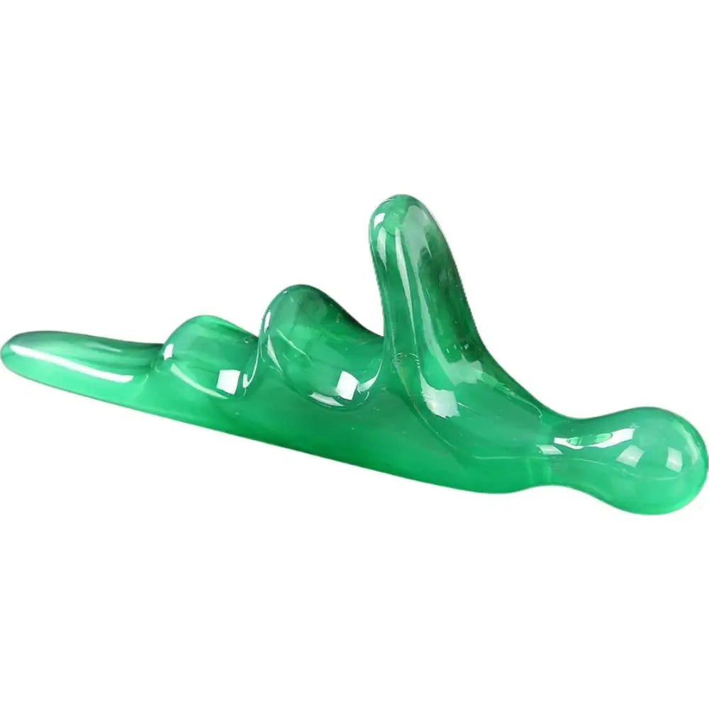 Manual Trigger Point Massage Tool Thumb Saver Deep Tissue Whole Body Qme green