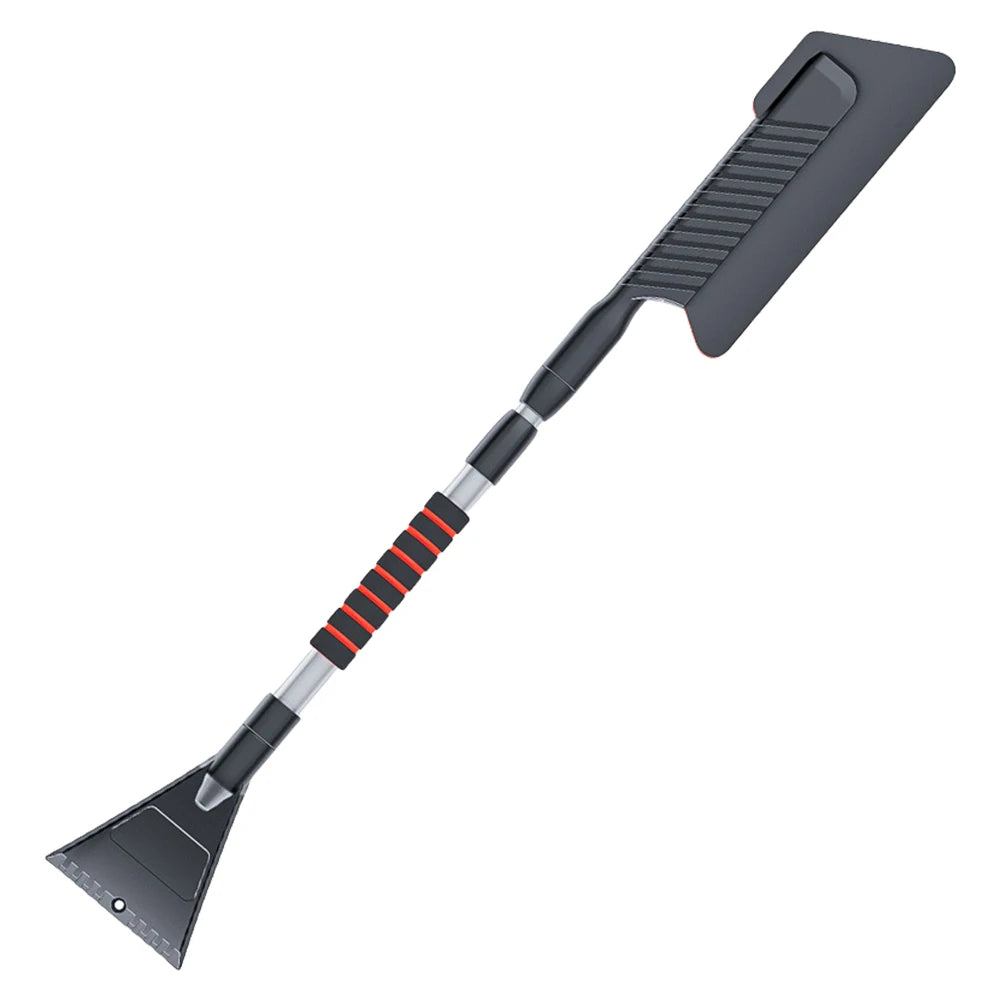 3 In 1 Extendable Ice Scraper with Foam Handle Windshield Snow Remover Multifunctional Retractable Snow Remover Car Accessories Qme