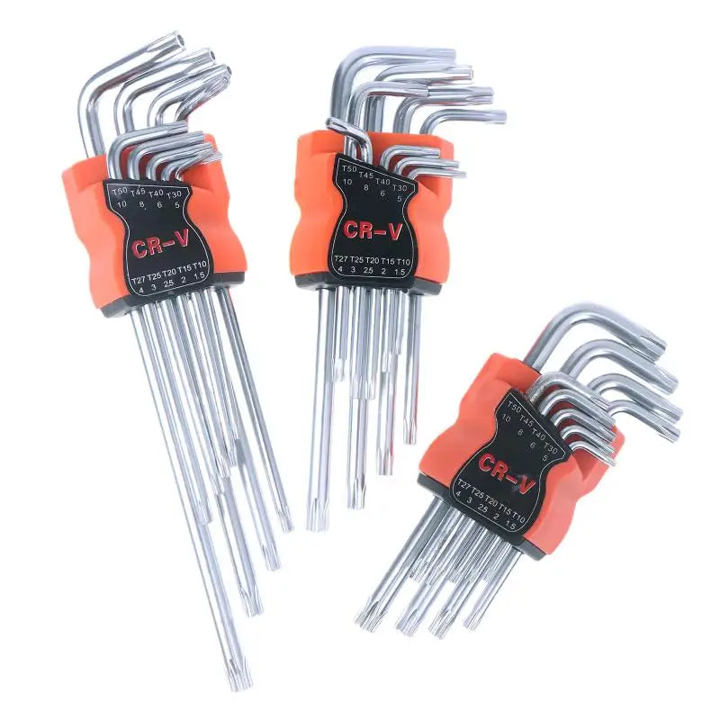 Hand Repair Tools L-type Torx Star Wrench Hexagon Spanner Ideal Home Qme