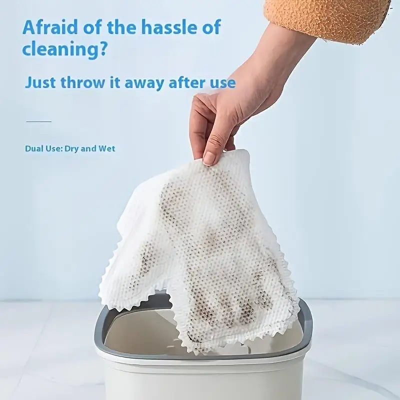 20Pcs Disposable Car Cleaning Gloves-Dust Removal Wipes For Home Non-woven Anti-Static Auto Interior Cleaning Tools Qme