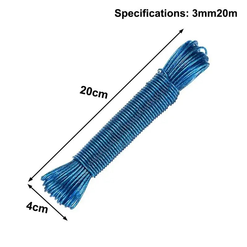 Portable Clothesline 10 20 30 50M Garden Camping Travel Clothes