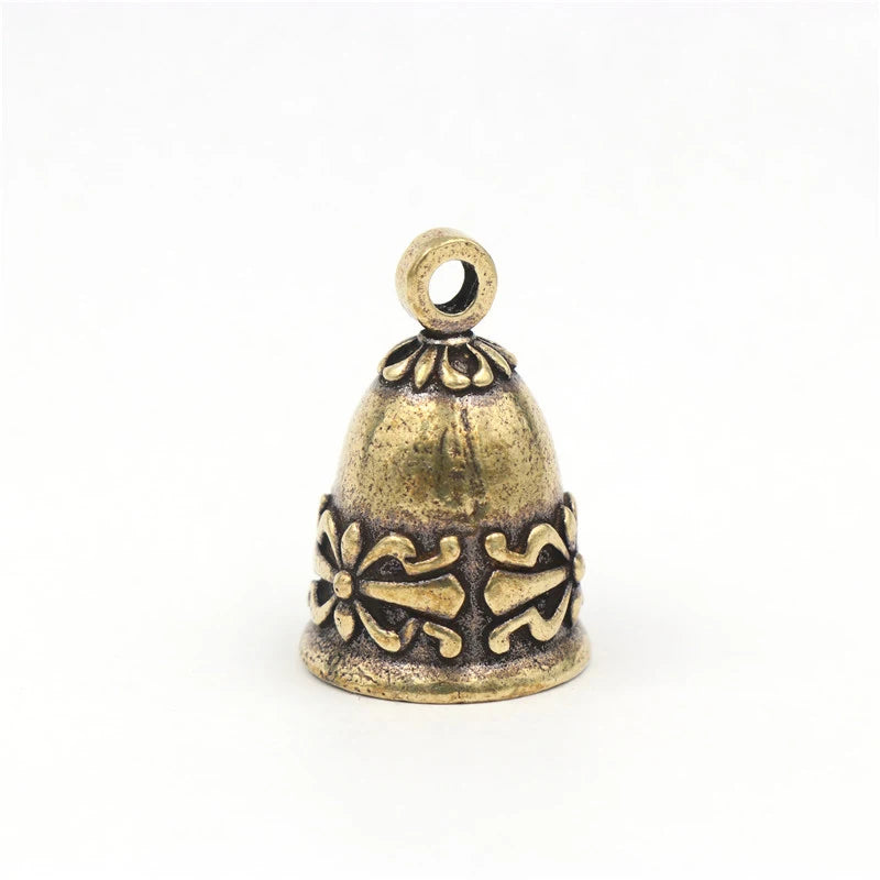Decor Hanging Ornament Bell Pendant Jingle Brass Vintage Keyring Qme ONESIZE