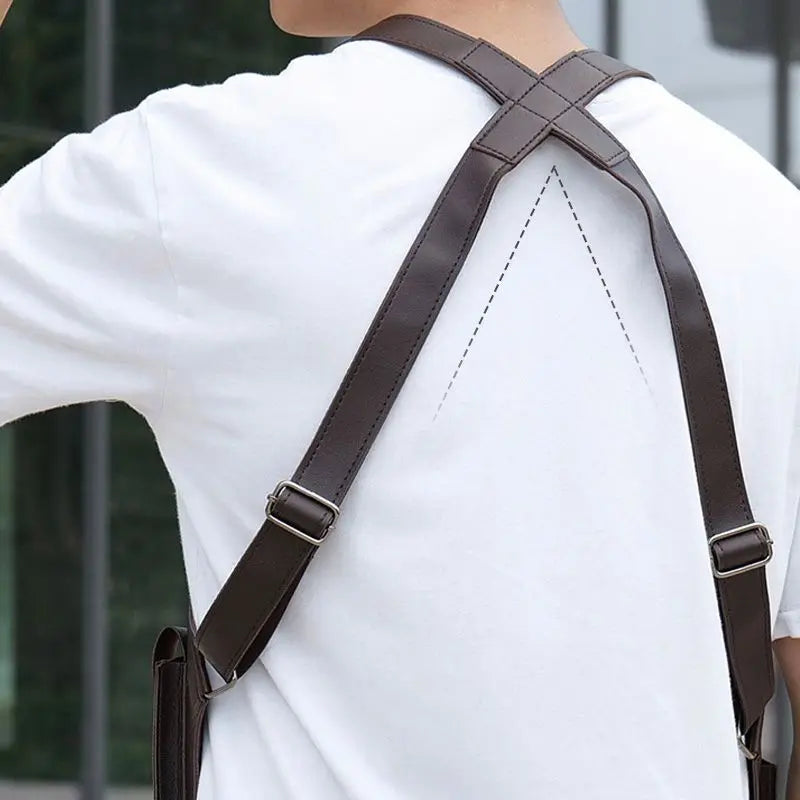 Double Shoulder Strap Multi-pocket Outdoor Anti-theft Tactical Qme