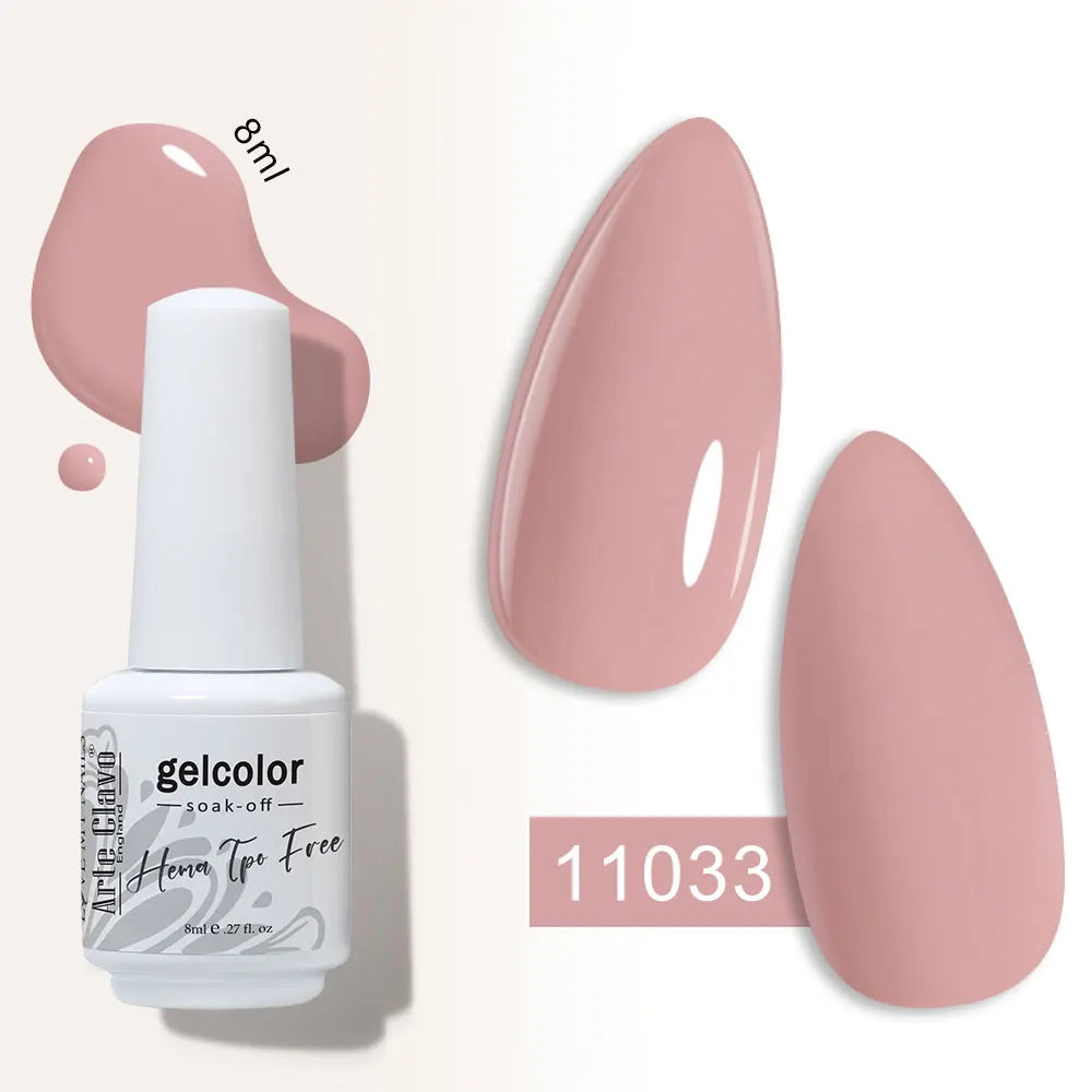 Arte Clavo Semi-permanent Gel Nail Varnish 180 Colors Semipermanent
