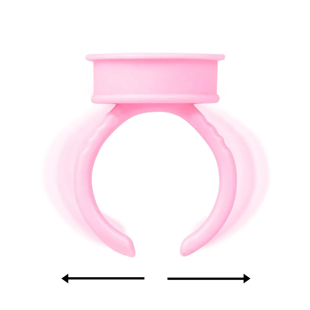 Bag Glue Rings Eyelash Extension Supplies Makeup Tool Disposable Qme