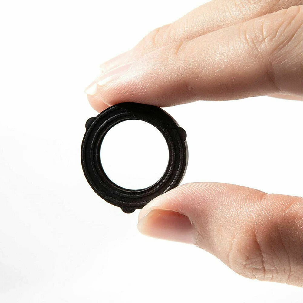 Rubber Washers For Garden Hoses With Integrated Tabs To Maintain Alignment And Seal Integrity On 3/4 Inch Threaded Fittings Qme