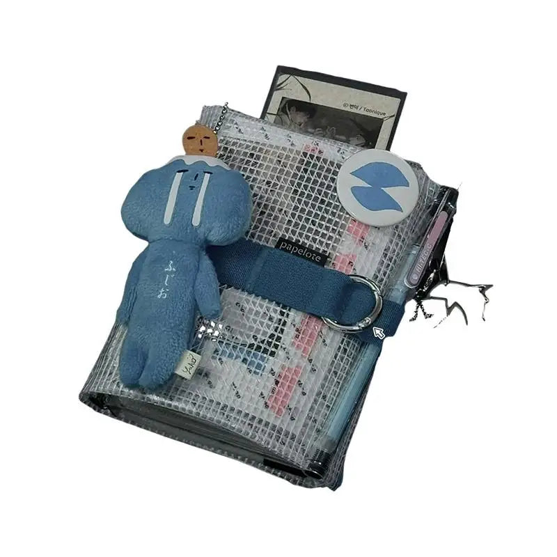 Document Bag Hand Ledger Student Multi-function Material Storage Ins Qme