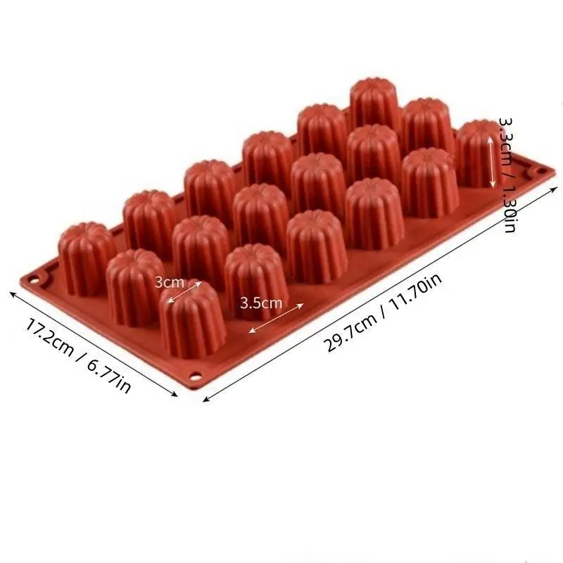 Muffin Cupcake Baking Tray Bordelais Fluted Cake Pudding Mold 8 18 Qme A