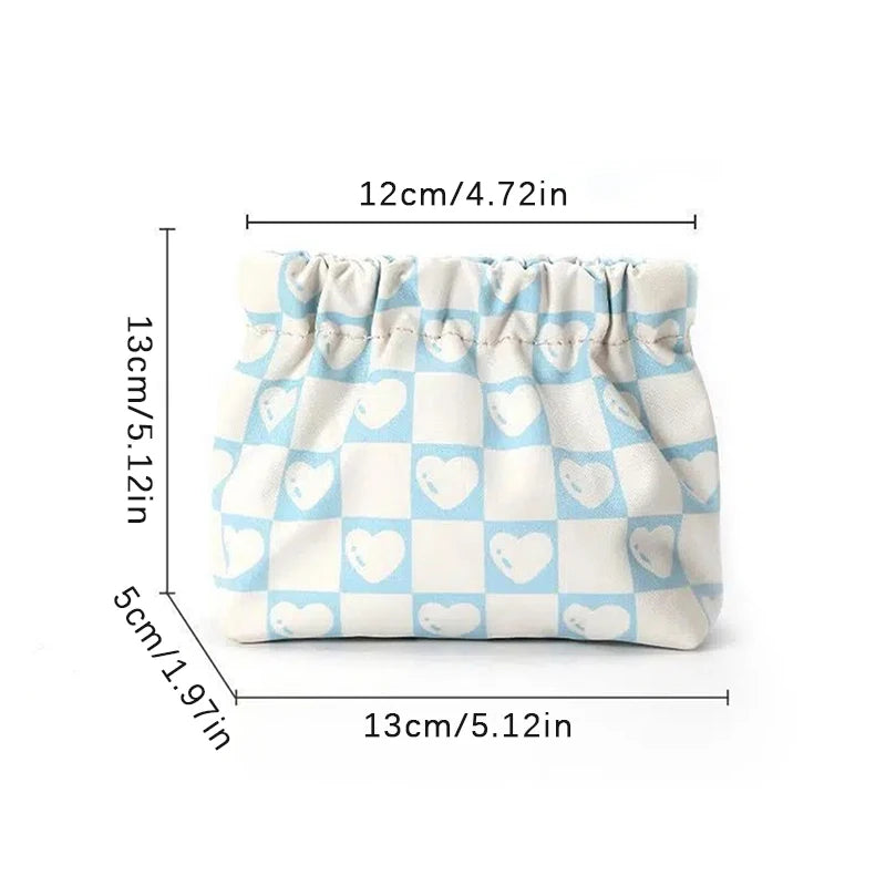 Napkin Towel Cosmetics Cotton Coin Purse Organizer Sanitary Storage Qme E