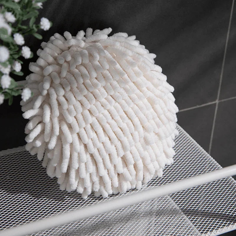 1pc Kitchen Hanging Quick-Drying Cleaning Handball, Hangable Bathroom Absorbent Soft Accessories, Home Towels Hand Towel Qme