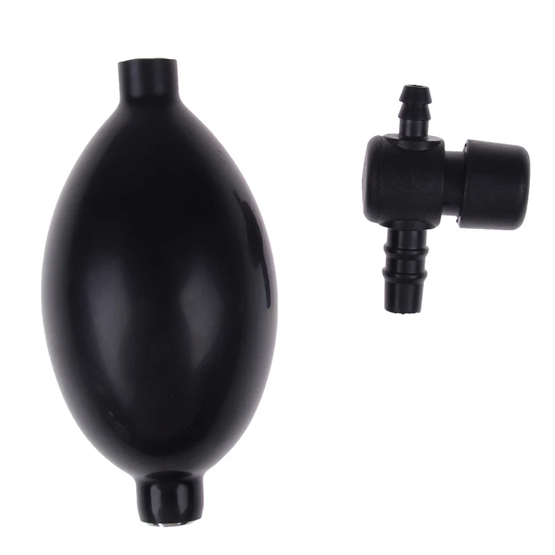 Black Rubber Blood Pressure Sphygmometer Adjustable Pump Bulb Valve Qme