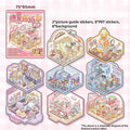 Mini Scenery Sticker Book DIY Handbook Material Miniature Scene Qme A1