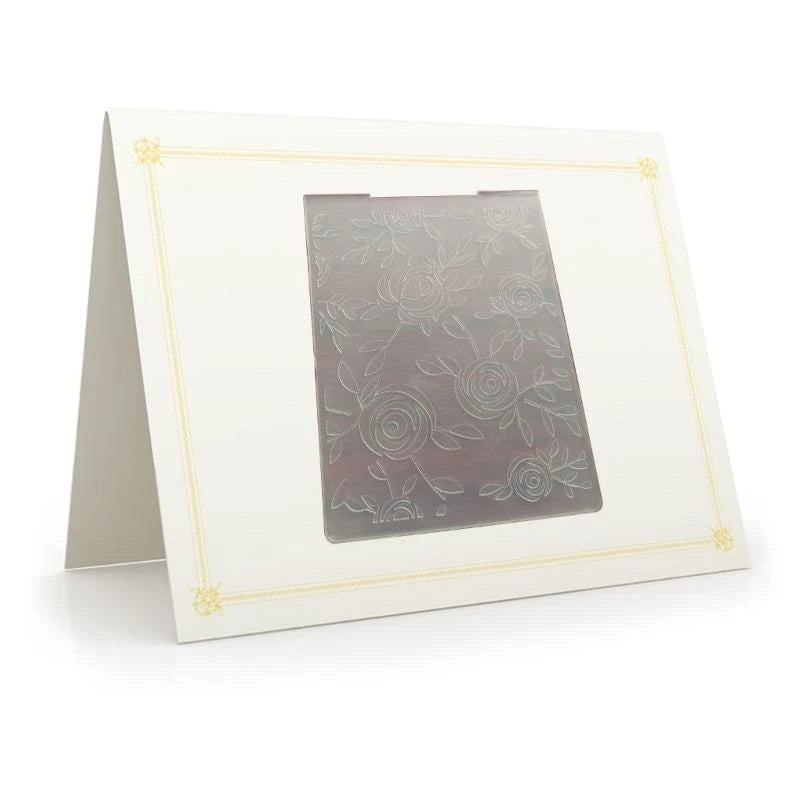 Plastic Embossing Folder Many Flowers Template DIY Scrapbooking Hand Qme CN