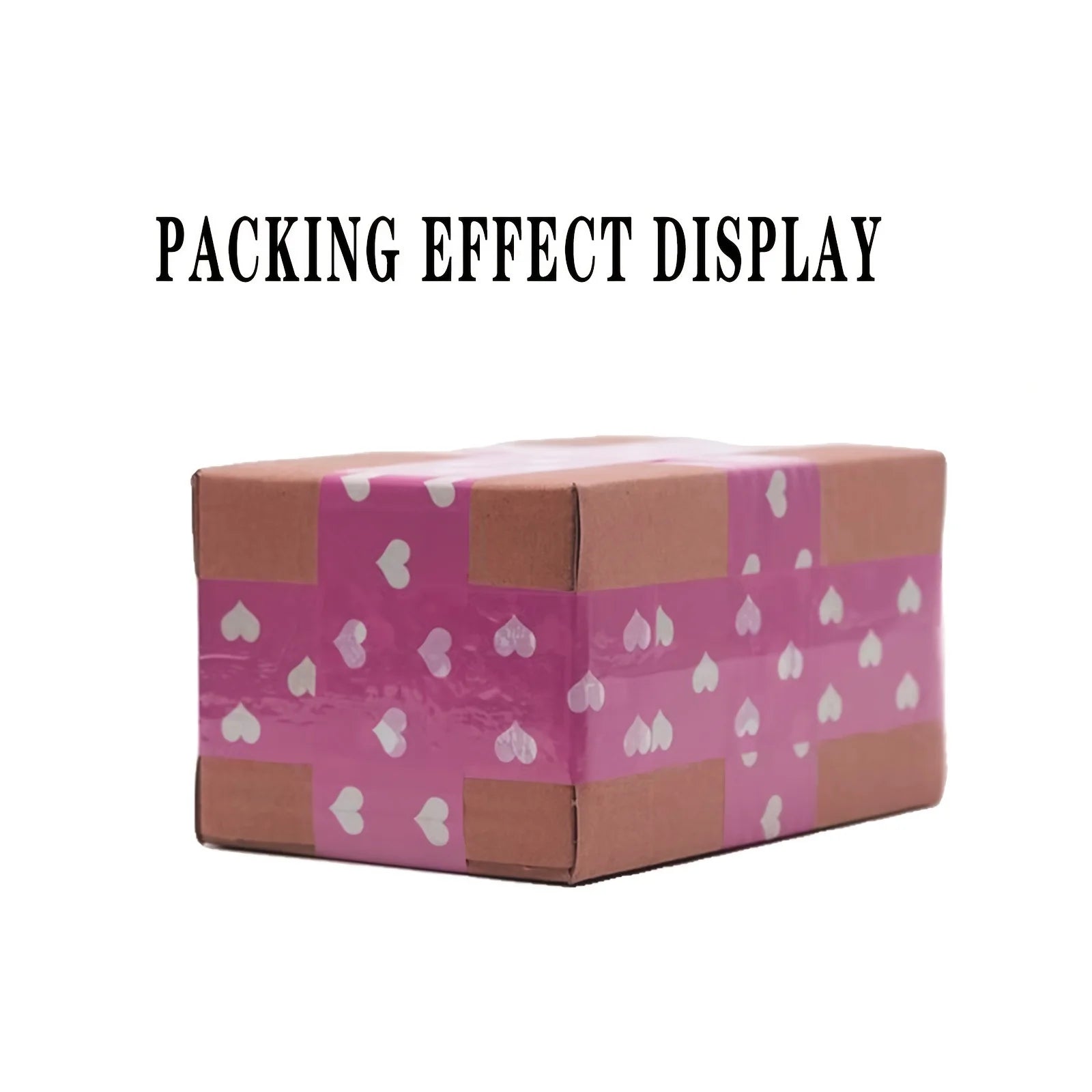 Packaging Tape, Gift Tape, Love Packaging Tape Printed Tape, Suitable for Gift Box Packaging, Express Delivery, Warehouse, Qme