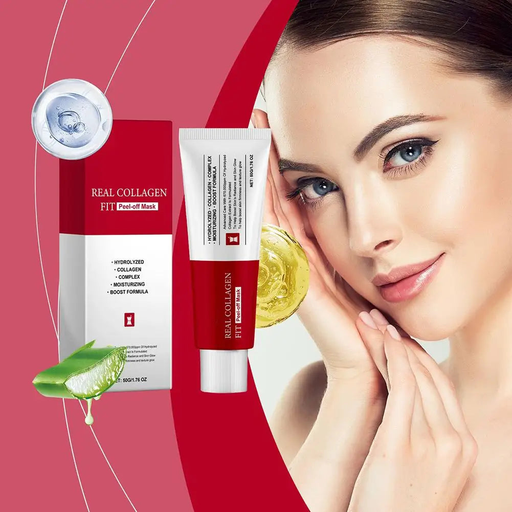 1 Moisturizing Collagen Night Wrapping Mask Elasticity Hydration Peel Qme