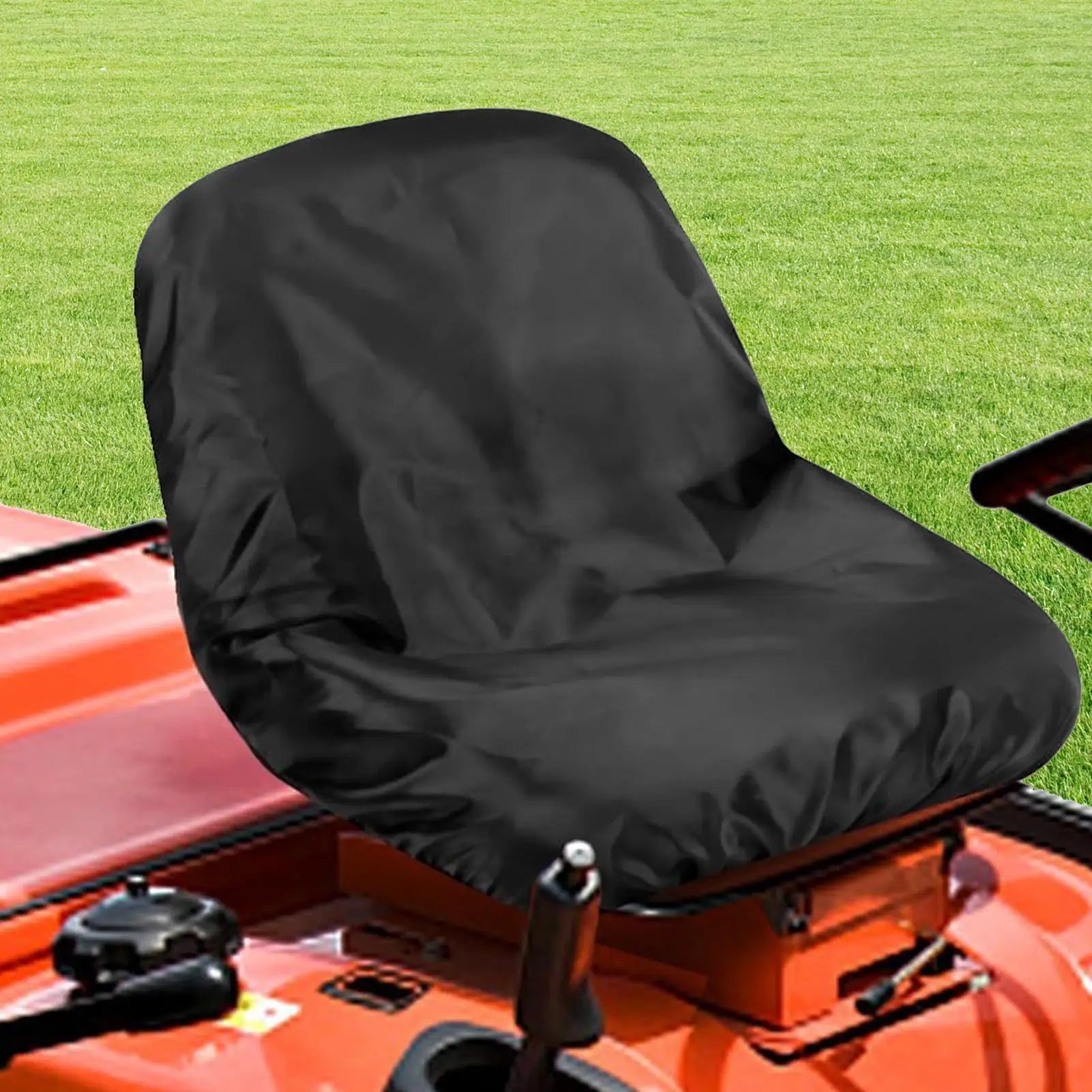 Tractor Seat Cover Rainproof Riding Lawn Mower Seat Covering Full Coverage Tractor Part Outdoor Protection for Yard Garden Field Qme